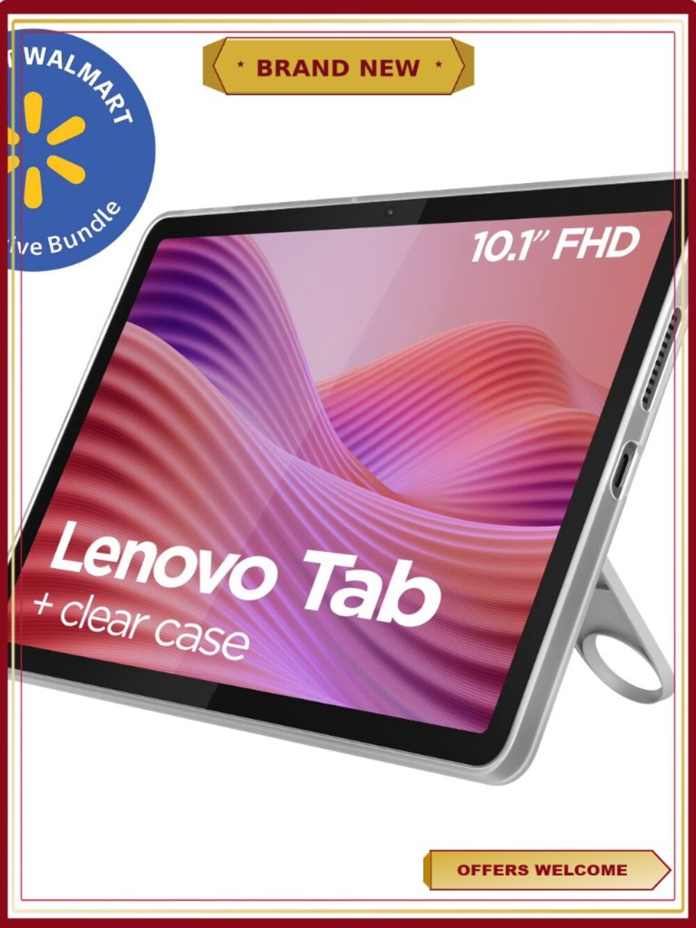 10.1 Inch FHD Android Tablet 128GB WiFi